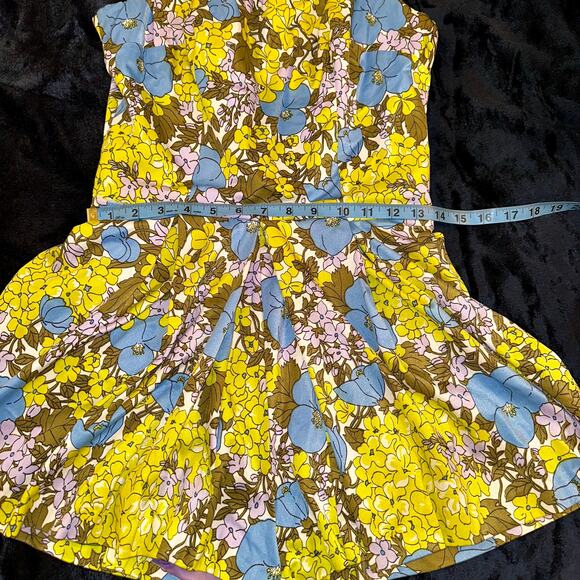 VINTAGE 60's BRIGANCE BY SINCLAIR FLORAL PRINT SWIM DRESS ROMPER BATHING SUIT - Picture 9 of 10